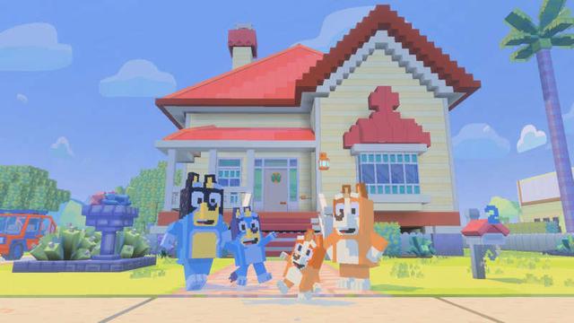 Screenshot of the Minecraft Bedrock Marketplace product Bluey's House created by Jigarbov Productions.
