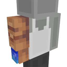 Thumbnail of the Minecraft Bedrock Marketplace product Finger Arm Blue Nail created by Jigarbov Productions.