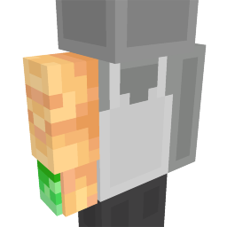 Thumbnail of the Minecraft Bedrock Marketplace product Finger Arm Green Nail created by Jigarbov Productions.