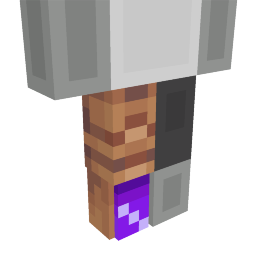 Thumbnail of the Minecraft Bedrock Marketplace product Finger Leg Purple Nail created by Jigarbov Productions.