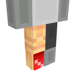 Thumbnail of the Minecraft Bedrock Marketplace product Finger Leg Red Nail created by Jigarbov Productions.