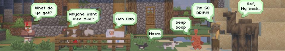 Panorama of the Minecraft Bedrock Marketplace product Jigarbov Sound Pack created by Jigarbov Productions.