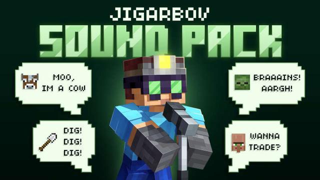 Thumbnail of the Minecraft Bedrock Marketplace product Jigarbov Sound Pack created by Jigarbov Productions.
