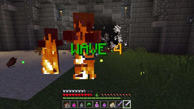 Screenshot of the Minecraft Bedrock Marketplace product Monster Battle Arena created by Jigarbov Productions.