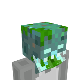 Thumbnail of the Minecraft Bedrock Marketplace product Mutant Drowned Head created by Jigarbov Productions.