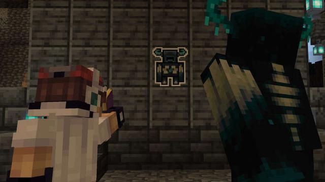 Screenshot of the Minecraft Bedrock Marketplace product Papercraft Mob Stickers Add-On created by Jigarbov Productions.