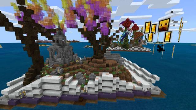 Screenshot of the Minecraft Bedrock Marketplace product Papercraft Survival created by Jigarbov Productions.