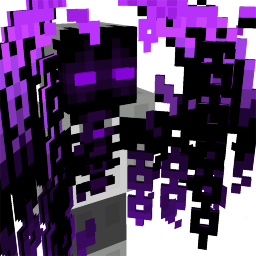 Thumbnail of the Minecraft Bedrock Marketplace product Purple Fire Darkness Wings created by Jigarbov Productions.