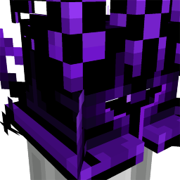 Thumbnail of the Minecraft Bedrock Marketplace product Purple Fire Great Helmet created by Jigarbov Productions.