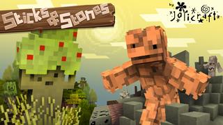 Thumbnail of the Minecraft Bedrock Marketplace product Jolicraft's Sticks and Stones created by Jolicraft.