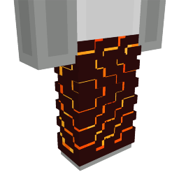 Thumbnail of the Minecraft Bedrock Marketplace product Lava Glitch Pants created by Jolicraft.