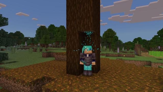 Screenshot of the Minecraft Bedrock Marketplace product Echo Crystal Add-On created by JWolf Creations.