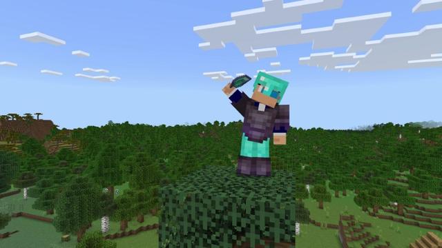 Screenshot of the Minecraft Bedrock Marketplace product Echo Crystal Add-On created by JWolf Creations.