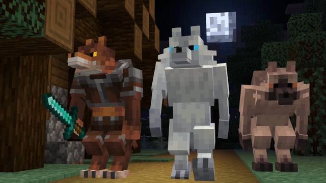 Screenshot of the Minecraft Bedrock Marketplace product LycanForge Add-On created by JWolf Creations.