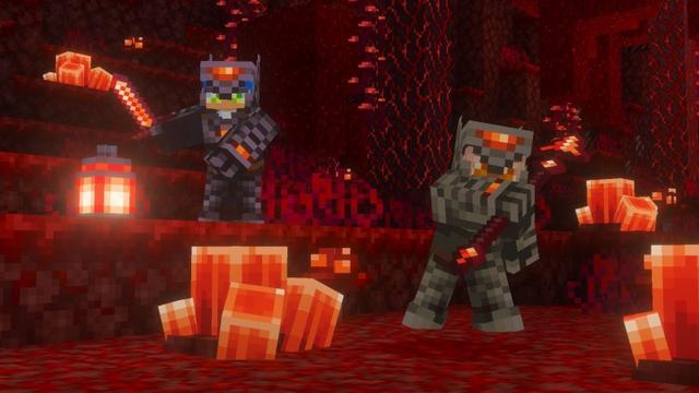 Screenshot of the Minecraft Bedrock Marketplace product LycanForge Add-On created by JWolf Creations.