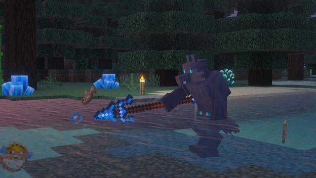 Screenshot of the Minecraft Bedrock Marketplace product LycanForge Add-On created by JWolf Creations.