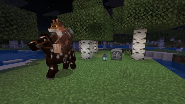 Screenshot of the Minecraft Bedrock Marketplace product LycanForge Add-On created by JWolf Creations.