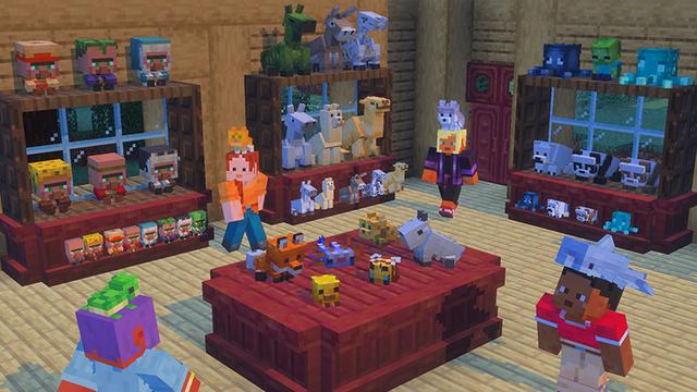 Screenshot of the Minecraft Bedrock Marketplace product Tiny Takeover: Mini Mania created by JWolf Creations.