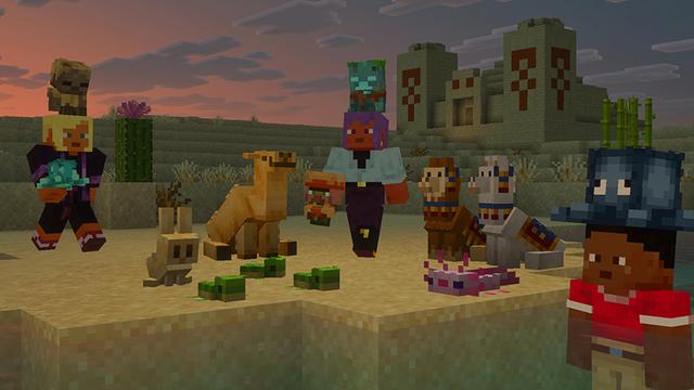 Screenshot of the Minecraft Bedrock Marketplace product Tiny Takeover: Mini Mania created by JWolf Creations.