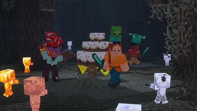 Screenshot of the Minecraft Bedrock Marketplace product Tiny Takeover: Mini Mania created by JWolf Creations.