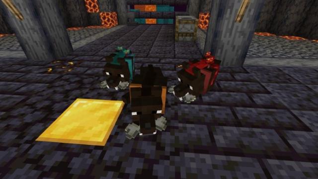 Screenshot of the Minecraft Bedrock Marketplace product Wolves Plus created by JWolf Creations.
