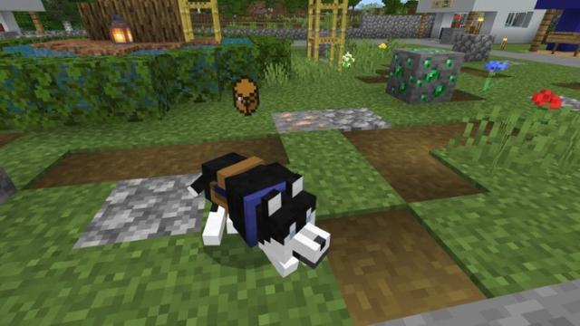 Screenshot of the Minecraft Bedrock Marketplace product Wolves Plus created by JWolf Creations.