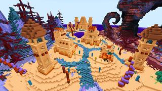 Screenshot of the Minecraft Bedrock Marketplace product 100 Days Dimension Survival created by KA Studios.