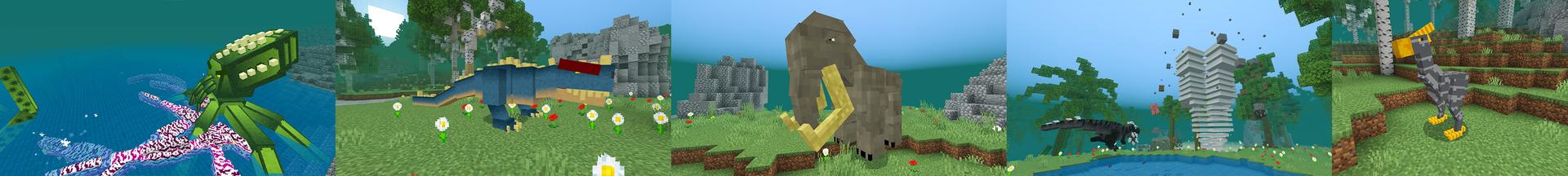 Panorama of the Minecraft Bedrock Marketplace product 100 Days Kraken Island! created by KA Studios.