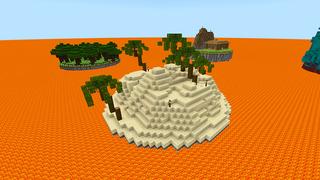 Screenshot of the Minecraft Bedrock Marketplace product 100 Days: Lava Survival created by KA Studios.