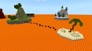Screenshot of the Minecraft Bedrock Marketplace product 100 Days: Lava Survival created by KA Studios.