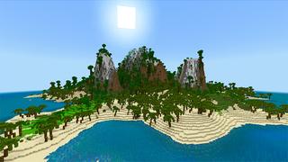 Screenshot of the Minecraft Bedrock Marketplace product 100 Days Stranded Island created by KA Studios.