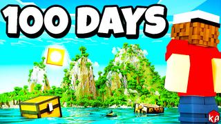 Thumbnail of the Minecraft Bedrock Marketplace product 100 dias na ilha created by KA Studios.