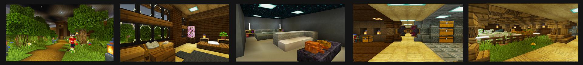 Panorama of the Minecraft Bedrock Marketplace product 100 Days TOXIC Rain created by KA Studios.