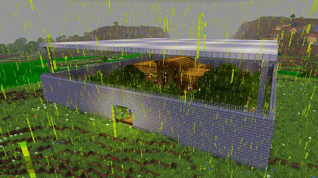 Screenshot of the Minecraft Bedrock Marketplace product 100 Days TOXIC Rain created by KA Studios.