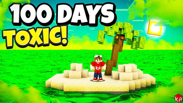 Thumbnail of the Minecraft Bedrock Marketplace product 100 Days TOXIC! created by KA Studios.