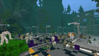Screenshot of the Minecraft Bedrock Marketplace product 100 Days Zombie Apocalypse! created by KA Studios.