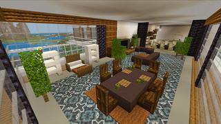 Screenshot of the Minecraft Bedrock Marketplace product 2022 Modern Mansion created by KA Studios.
