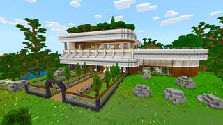 Screenshot of the Minecraft Bedrock Marketplace product 2024 Modernes Herrenhaus created by KA Studios.