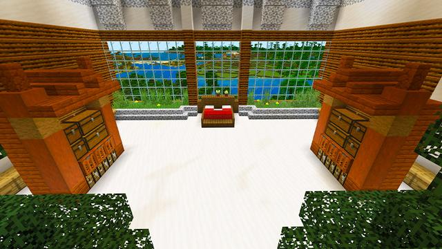 Screenshot of the Minecraft Bedrock Marketplace product 2024 Modern Mansion created by KA Studios.