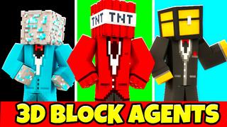 Thumbnail of the Minecraft Bedrock Marketplace product 3D Block Agents created by KA Studios.