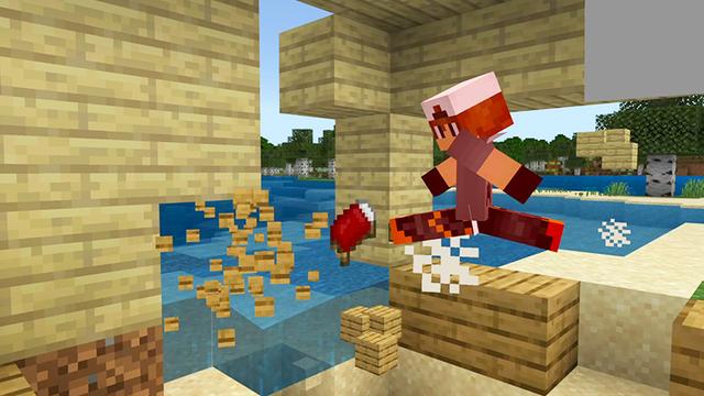 Screenshot of the Minecraft Bedrock Marketplace product 44 Ways To Prank Add-On created by KA Studios.