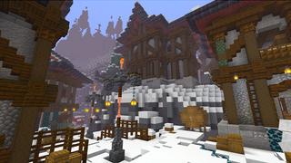 Screenshot of the Minecraft Bedrock Marketplace product Castle Mountain created by KA Studios.