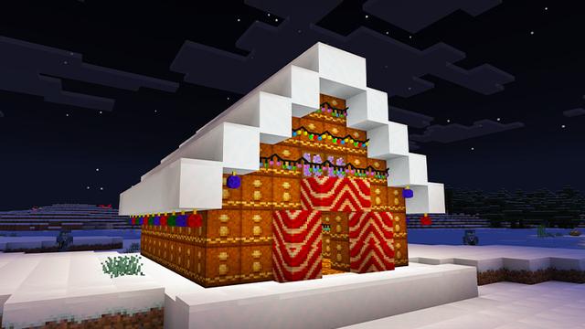 Screenshot of the Minecraft Bedrock Marketplace product Christmas Decorations Add-On created by KA Studios.