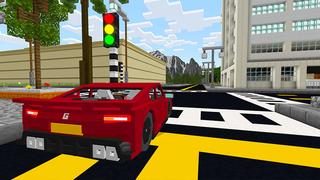 Screenshot of the Minecraft Bedrock Marketplace product City Street Cars! created by KA Studios.