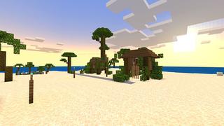Screenshot of the Minecraft Bedrock Marketplace product Crashed Plane Island created by KA Studios.
