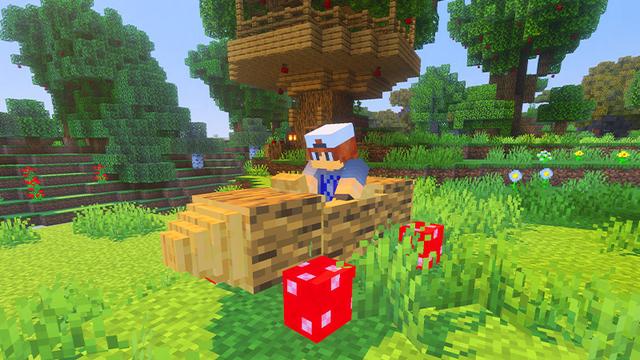 Screenshot of the Minecraft Bedrock Marketplace product Dynamic Tree Generation Add-On created by KA Studios.