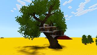 Screenshot of the Minecraft Bedrock Marketplace product Flat Lucky Block World! created by KA Studios.