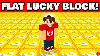 Thumbnail of the Minecraft Bedrock Marketplace product Flat Lucky Block World! created by KA Studios.