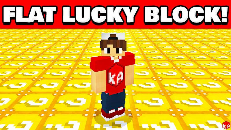 Flat Lucky Block World! by KA Studios | CHUNK - Minecraft Bedrock ...