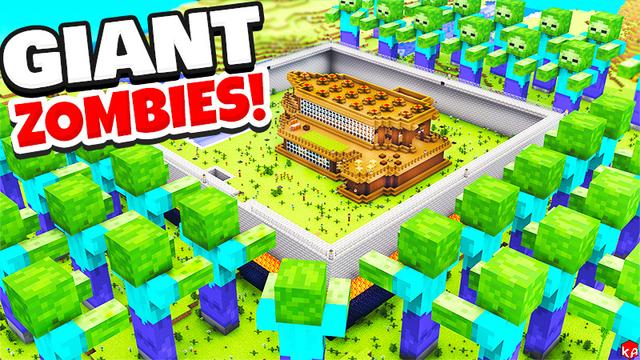 Thumbnail of the Minecraft Bedrock Marketplace product Giant Zombie Apocalypse Bunker created by KA Studios.